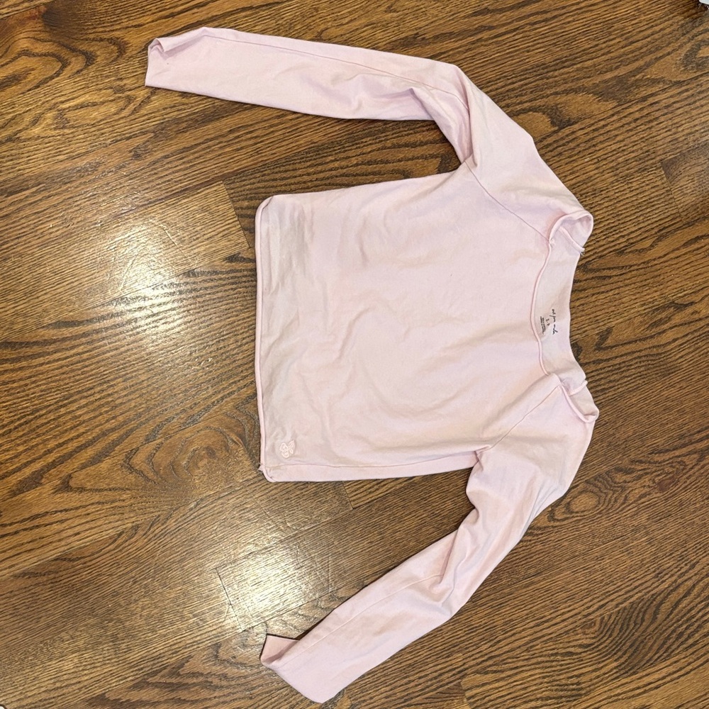 Urban Outfitters Pink Long Sleeve Tee